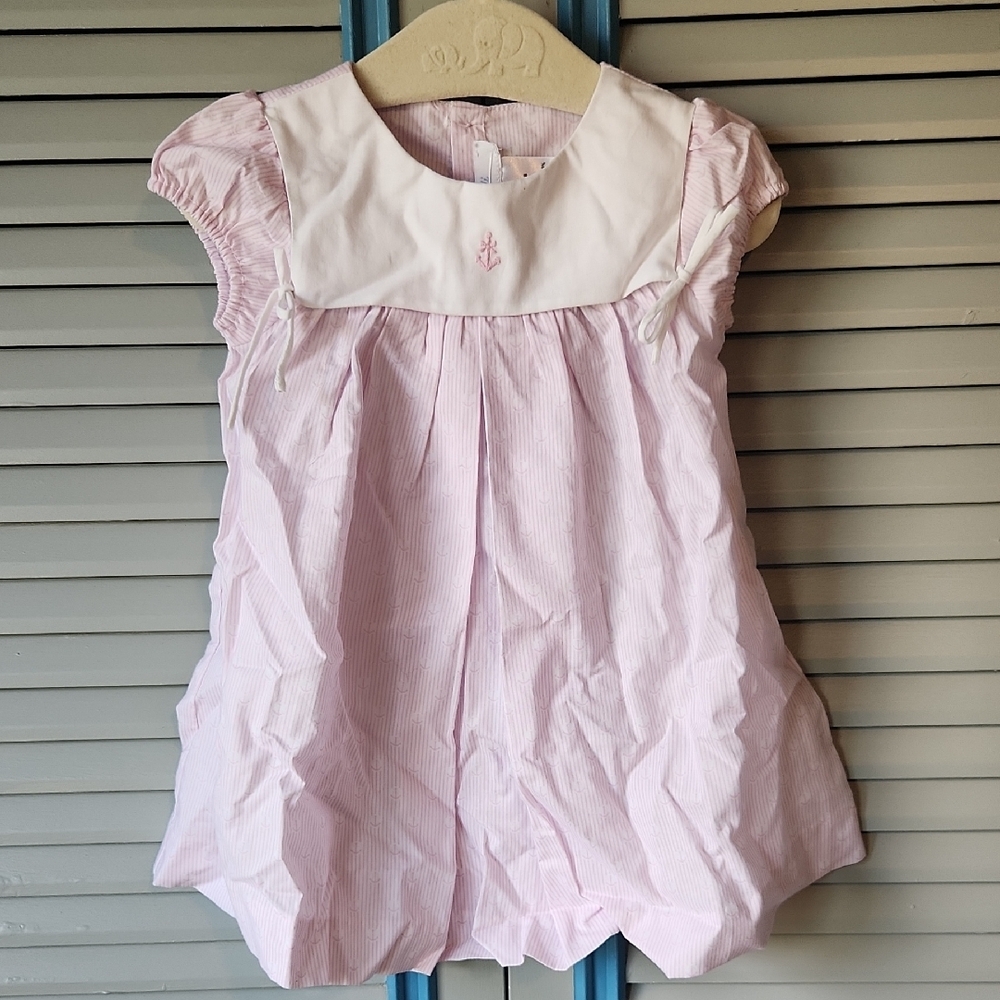 Jacadi Paris Pink & White Dress